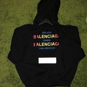 Balenciaga Spell-Out hoodie size M